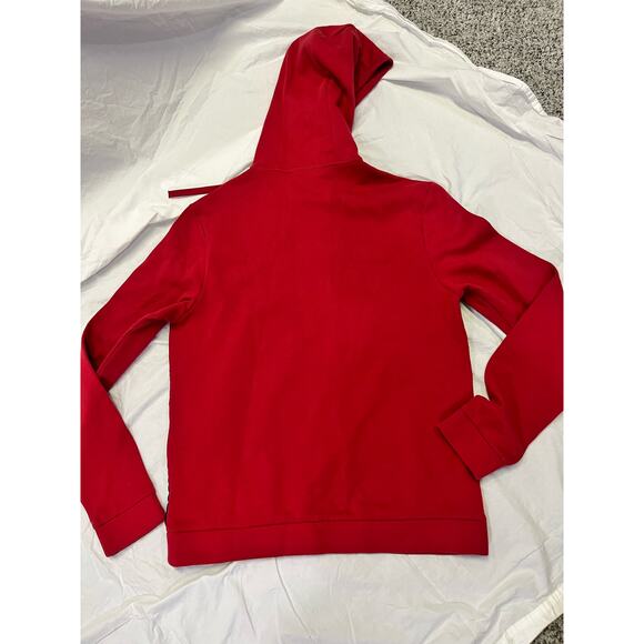 Michael Kors Hoodie Pullover, Men's Small, Red/Blue Colorblock Mesh Overlay - Picture 11 of 11